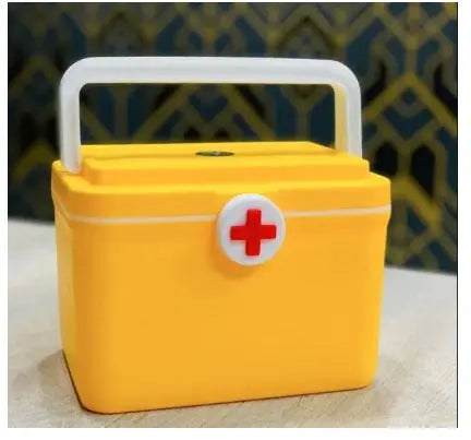 "Empty Small First Aid Box – Portable Medicine Storage | Durable & Lightweight | Random Color | High-Quality Plastic | First Aid Kit Organizer" Gadget Xpres