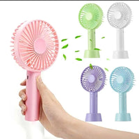 Portable USB Rechargeable Mini Fan | Handheld 3-Speed Strong Wind Cooling Fan for Pakistan