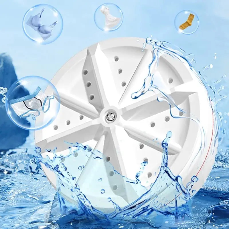 Portable USB Travel Washer – Mini Washing Machine for Socks, Underwear, Dishes | Ultrasonic Bubble Turbine Tech | Energy-Saving & Lightweight Gadget Xpres
