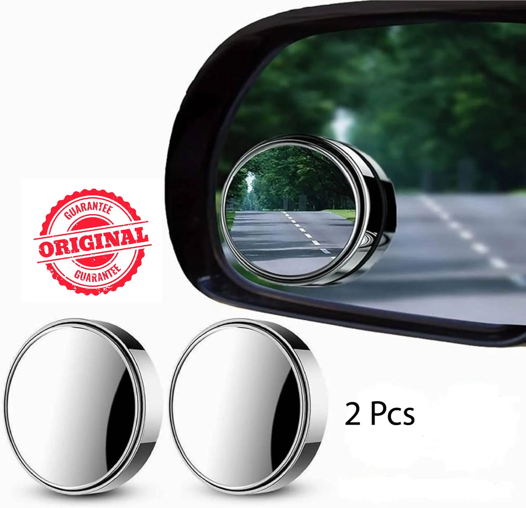 2-Pack Car Blind Spot Mirrors - Universal Wide Angle Convex Mirror for Cars, SUVs, Trucks - Safety Rear View Accessory Gadget Xpres