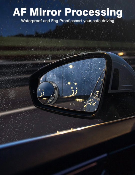 2-Pack Car Blind Spot Mirrors - Universal Wide Angle Convex Mirror for Cars, SUVs, Trucks - Safety Rear View Accessory Gadget Xpres