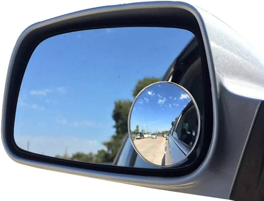 2-Pack Car Blind Spot Mirrors - Universal Wide Angle Convex Mirror for Cars, SUVs, Trucks - Safety Rear View Accessory Gadget Xpres