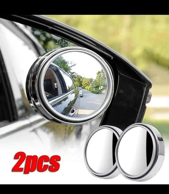2-Pack Car Blind Spot Mirrors - Universal Wide Angle Convex Mirror for Cars, SUVs, Trucks - Safety Rear View Accessory Gadget Xpres