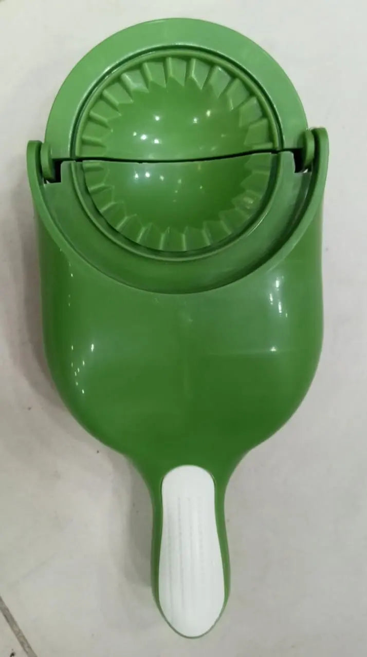 2-in-1 Dumpling Maker Mold Tool | Manual Momo & Samosa Pati Maker | Easy Baking Pastry Gadget for Home Kitchen (Random Color) Gadget Xpres