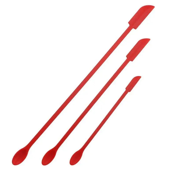 3-Piece Mini Silicone Telescopic Spatula Set – Heat-Resistant, Non-Slip Grip – Perfect for Cooking, Cosmetics, Jam & Honey Scooping (Pakistani Kitchen & Beauty Essential) Gadget Xpres