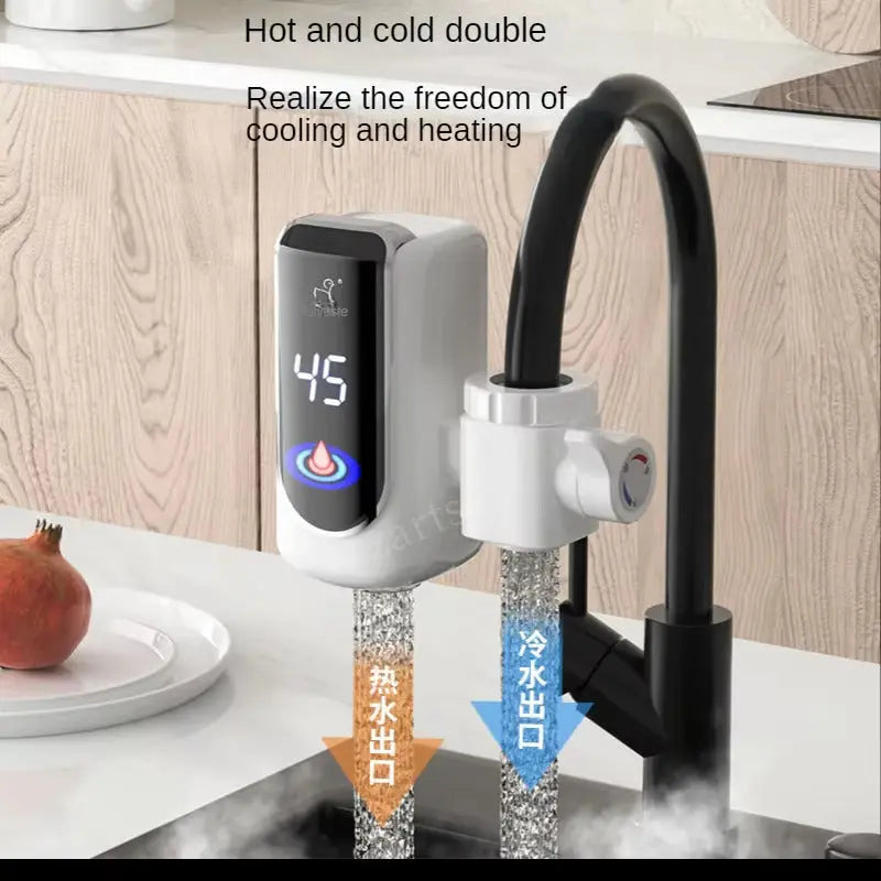 3000W Instant Electric Water Heater Tap – Tankless Hot & Cold Faucet – Fast Heating, Energy Saving (Random Color) – Gadget Xpres Gadget Xpres