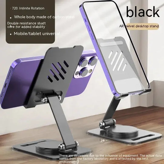 360° Rotating Metal Phone Stand | Adjustable Phone & Tablet Holder | Durable Desk Stand for iPhone, Samsung (Random Color) – Gadget Xpres Gadget Xpres