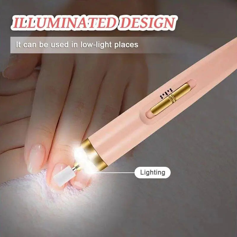 5 in 1 Professional Manicure & Pedicure Kit | Electric Nail Care Tool | Nail Grinding, Shaping, Buffing & Finishing Machine for Women | Home Salon Tool Pakistan Gadget Xpres