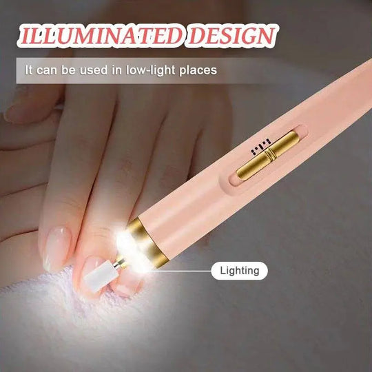 5 in 1 Professional Manicure & Pedicure Kit | Electric Nail Care Tool | Nail Grinding, Shaping, Buffing & Finishing Machine for Women | Home Salon Tool Pakistan Gadget Xpres