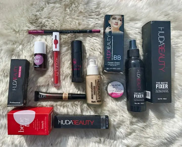 8-in-1 Ultimate Makeup Kit - Complete Beauty Set with Lipstick, Mascara, Eyeliner & More for Pakistani Women
