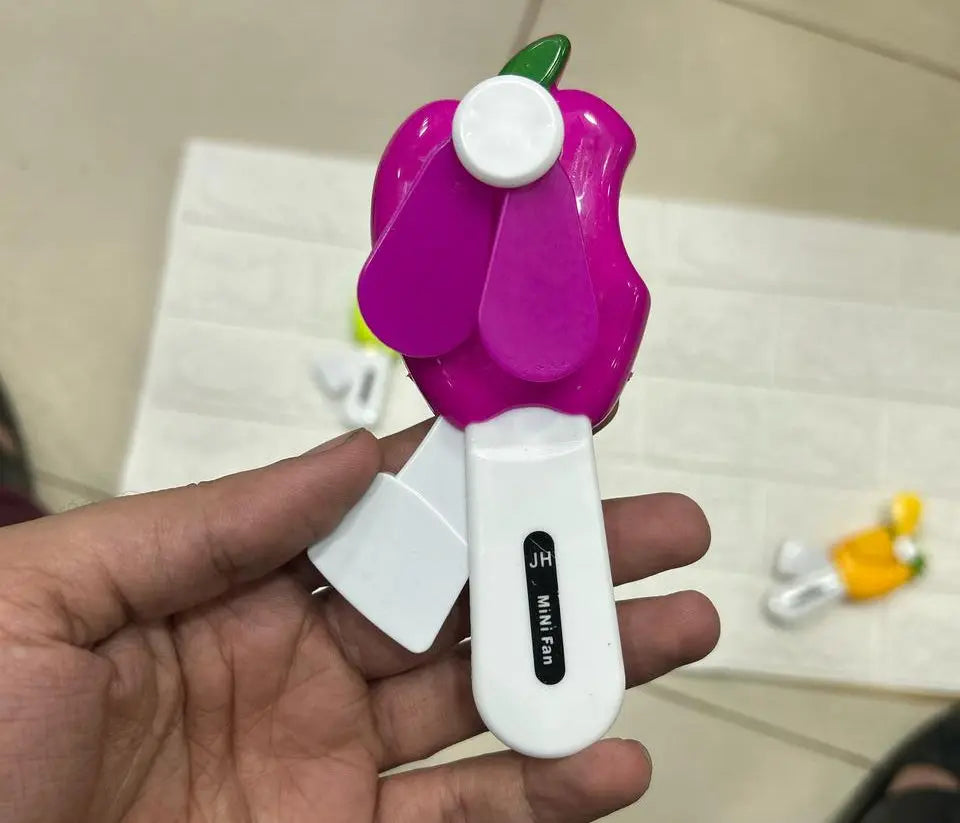 Baby Fan Toy | Safe, Non-Electronic Handheld Fan for Babies & Toddlers | Creative Cooling Summer Toy (Random Design) Gadget Xpres