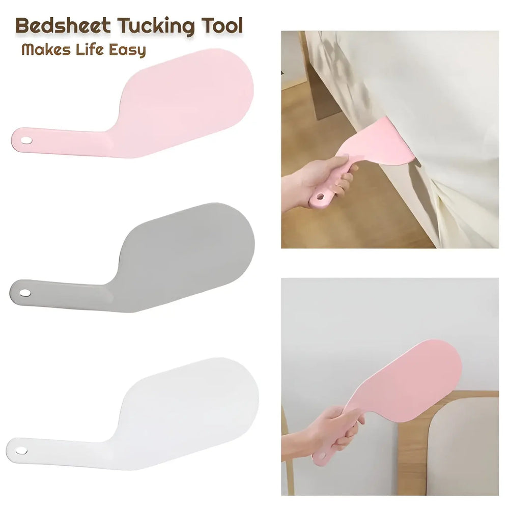 "Bed Sheet Tucker Tool – Plastic Durable Bedsheet Helper | Easy Sheet Changer Paddle | Home & Hotel Use | Random Color | Affordable & Long-Lasting" Gadget Xpres