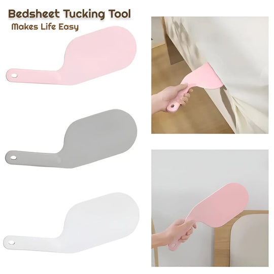"Bed Sheet Tucker Tool – Plastic Durable Bedsheet Helper | Easy Sheet Changer Paddle | Home & Hotel Use | Random Color | Affordable & Long-Lasting" Gadget Xpres