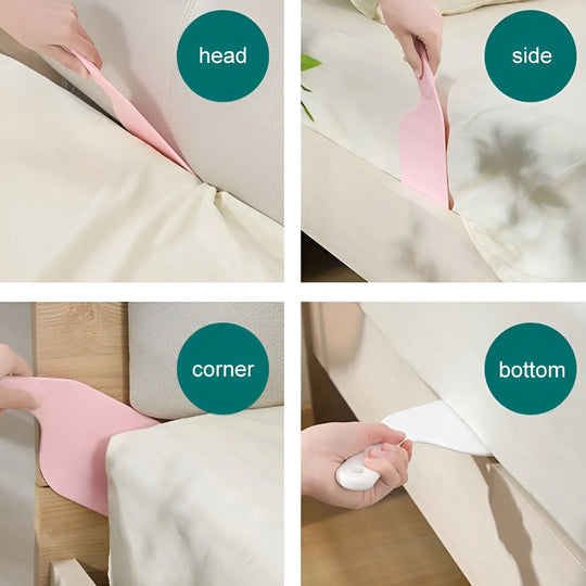"Bed Sheet Tucker Tool – Plastic Durable Bedsheet Helper | Easy Sheet Changer Paddle | Home & Hotel Use | Random Color | Affordable & Long-Lasting" Gadget Xpres