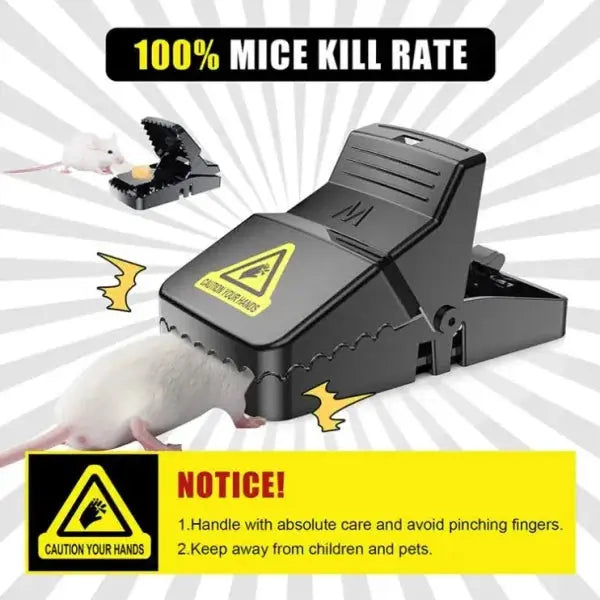 Best Seller Automatic Spring Reusable Plastic Rat & Mouse Trap – Safe, Durable, Effective Pest Control for Homes in Pakistan Gadget Xpres
