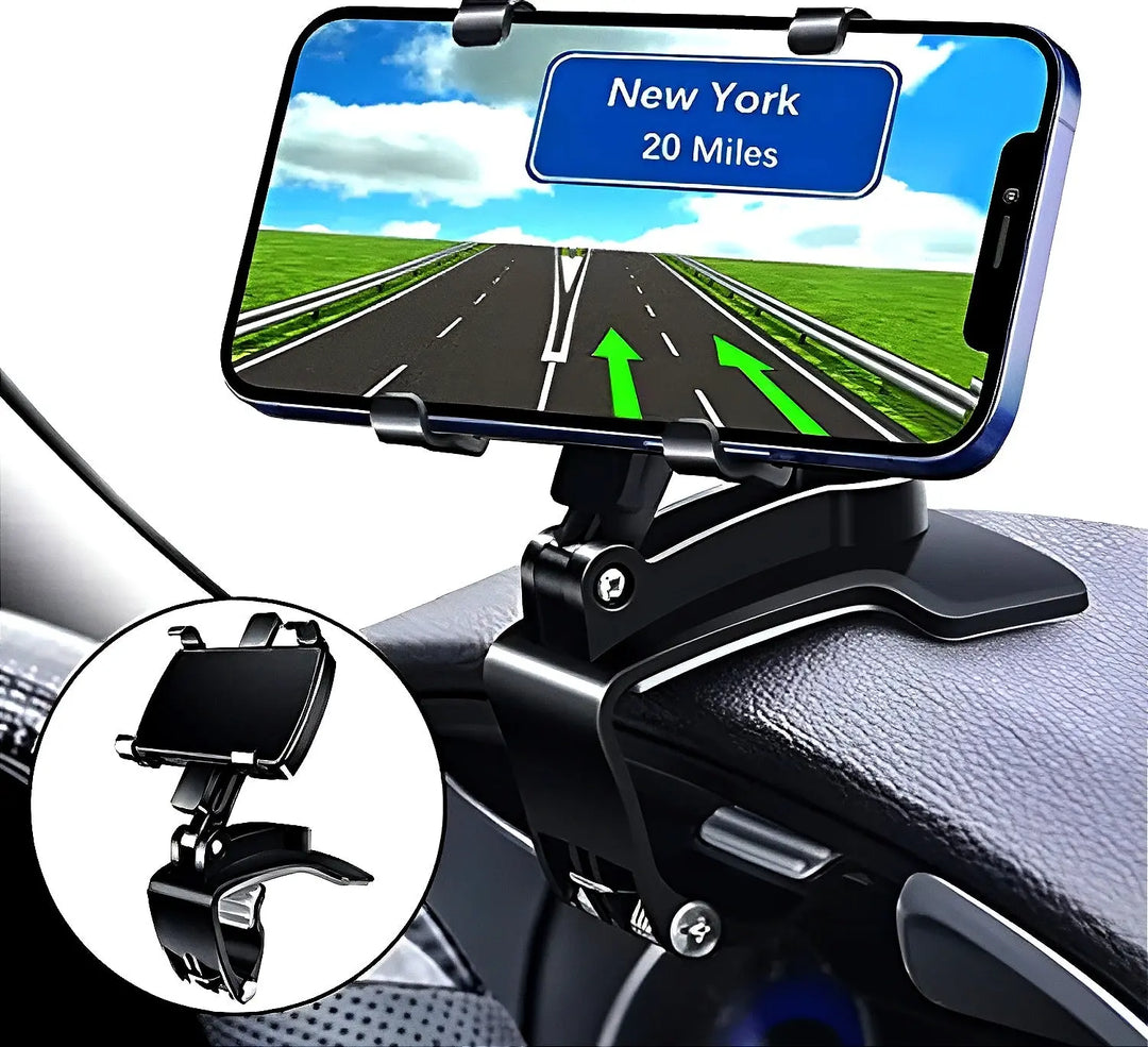 "CAR Smart Phone Holder - 360° Rotatable & Foldable | Strong Grip Mobile Stand for Cars | Universal Phone Mount for Pakistan" Gadget Xpres