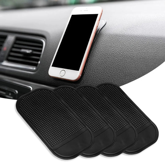 Car Dashboard Sticky Pad (1-Pc) - Anti-Slide Mat for Phone, Keys | Black | for Pakistan Cars Gadget Xpres