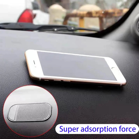 Car Dashboard Sticky Pad (1-Pc) - Anti-Slide Mat for Phone, Keys | Black | for Pakistan Cars Gadget Xpres