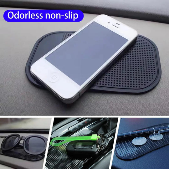 Car Dashboard Sticky Pad (1-Pc) - Anti-Slide Mat for Phone, Keys | Black | for Pakistan Cars Gadget Xpres