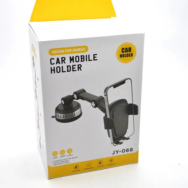 "Car Mobile Holder 3-in-1 Adjustable & Movable (JY-068) – Universal Phone Mount for Cars – Hands-Free Driving – Best for Pakistan" Gadget Xpres