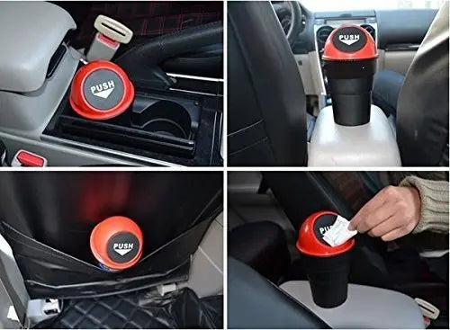 Car Trash Can Organizer – Portable Garbage Bag Holder for Cars (Random Color) | Dustbin for Car, Auto Waste Bin | Leakproof & Durable Gadget Xpres