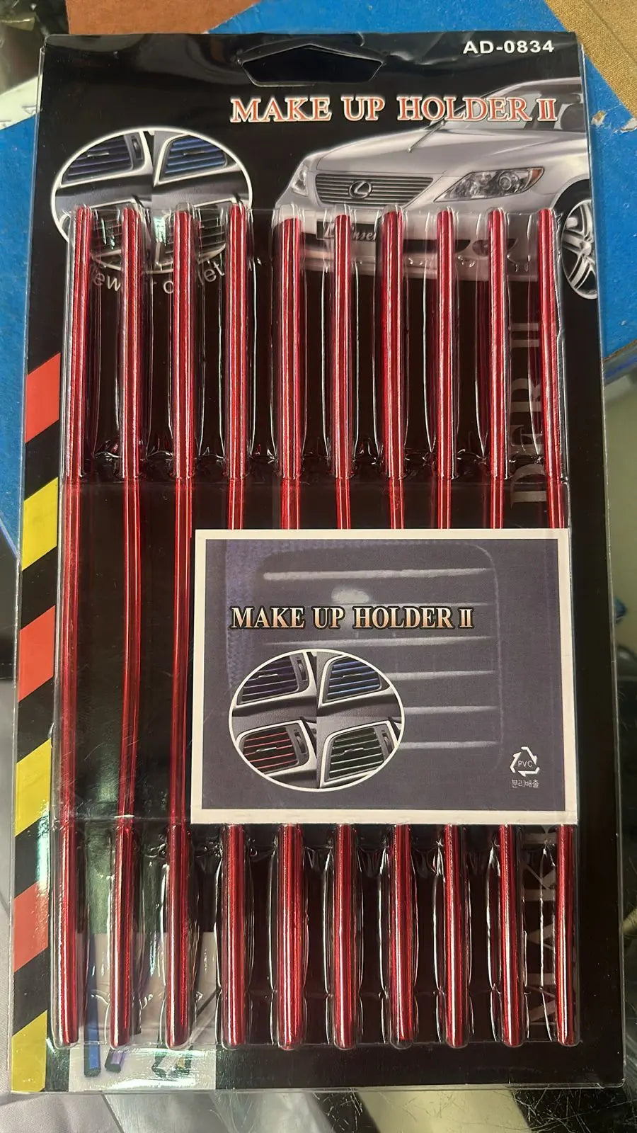 Car air-conditioning grill moulding for decorating  ,Car AC Decor Strip Only Red colour Gadget Xpres