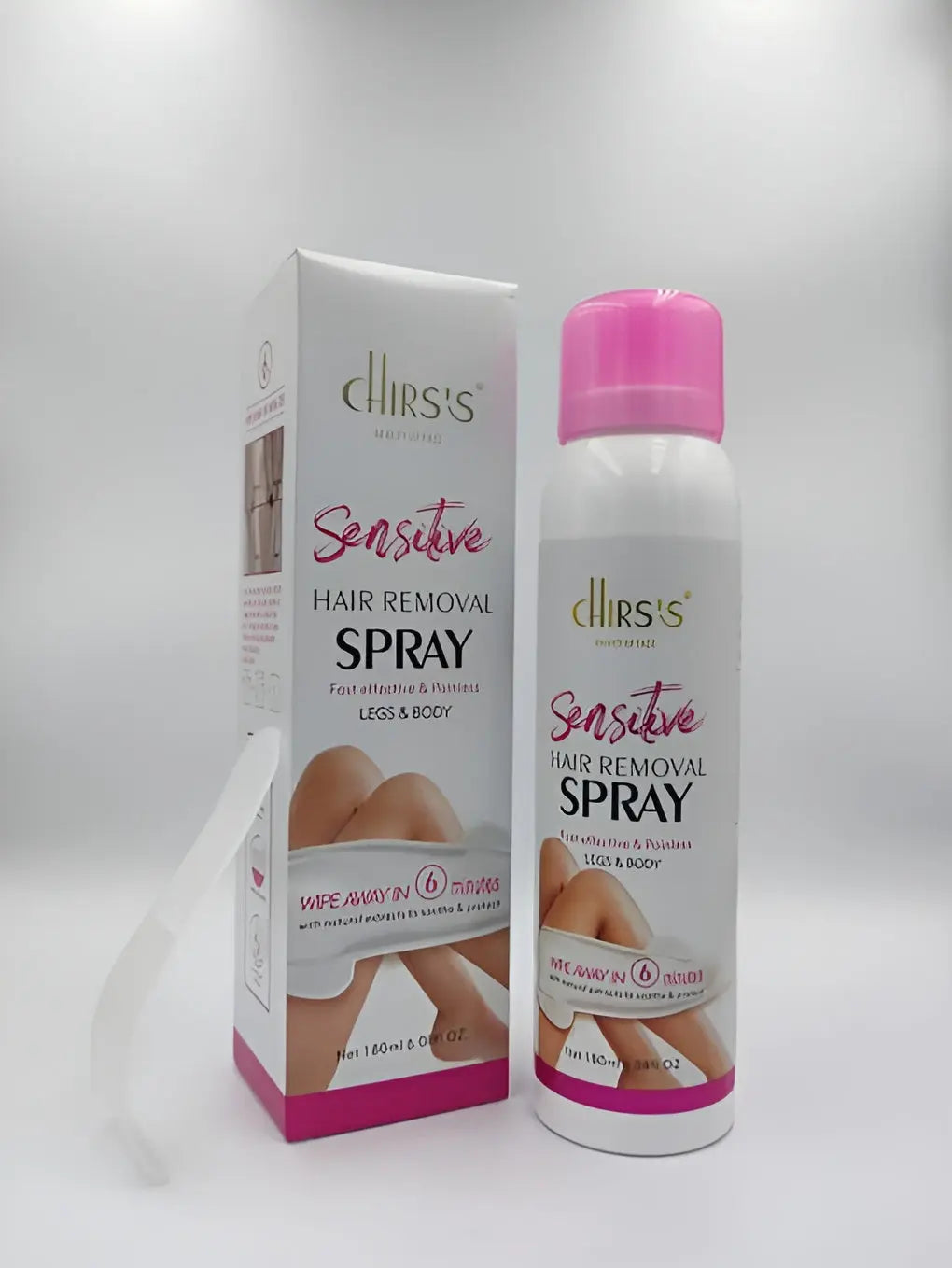 Chris's Sensitive Hair Removal Spray – Fast, Painless Hair Remover for Legs & Body – Safe for Women & Men – Best in Pakistan Gadget Xpres