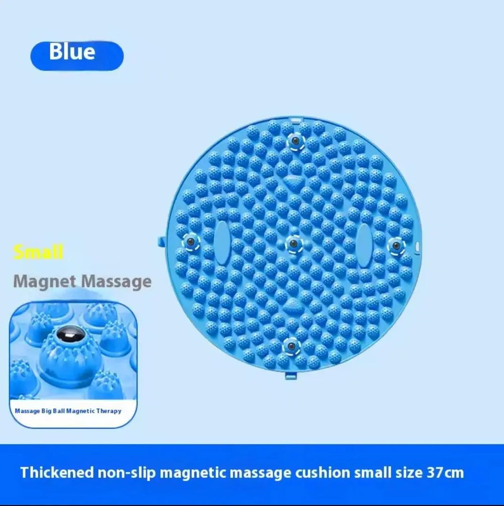 Circular Jogging Foot Massage Pad - Meridian Acupressure Board for Pain Relief (Blue) Gadget Xpres
