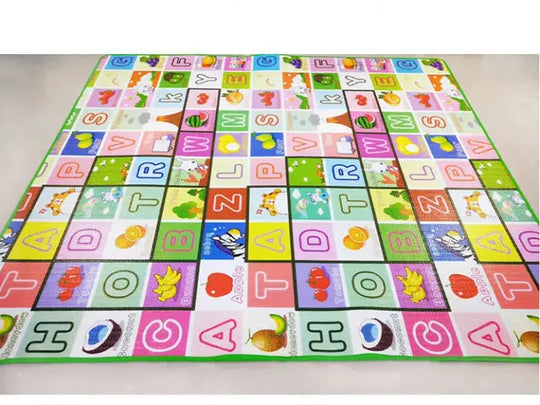 "Crawling Mat for Baby – Double-Sided Playmat, Waterproof Foam Floor Mat for Infants & Toddlers – Random Color & Design (Pakistan)" Gadget Xpres