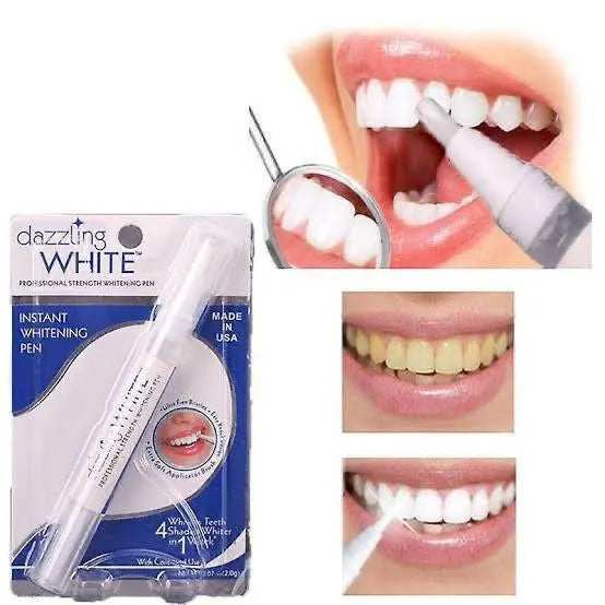 Dazzling White Instant Teeth Whitening Pen – Quick & Easy Dental Brightener | Safe for Sensitive Teeth | USA Formula | Imported Teeth Whitener Pakistan Gadget Xpres