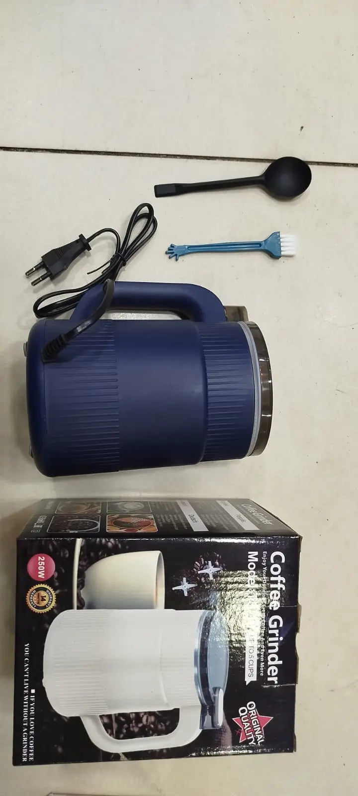 Electric Coffee Grinder & Food Processor 250W - TS-19 | 5 Cups | For Spices, Nuts, Meat Gadget Xpres