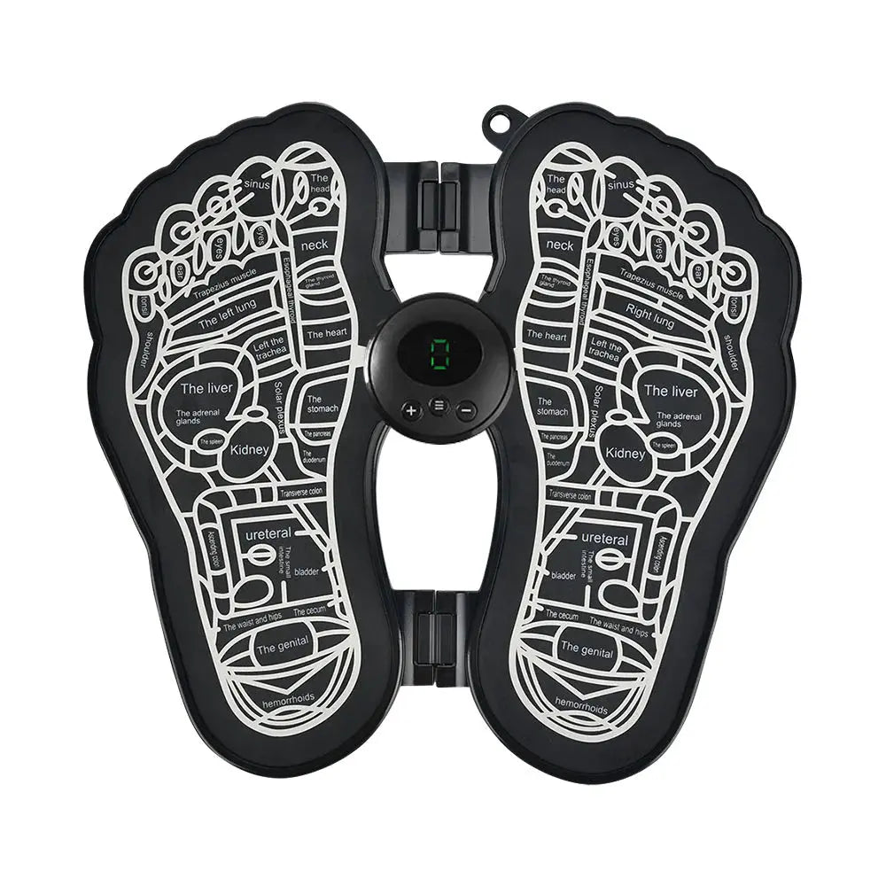 Electric EMS Foot Massager Pad Foldable Foot Massage Mat Feet Muscle Stimulator Improve Blood Circulation Relieve Pain Health Gadget Xpres