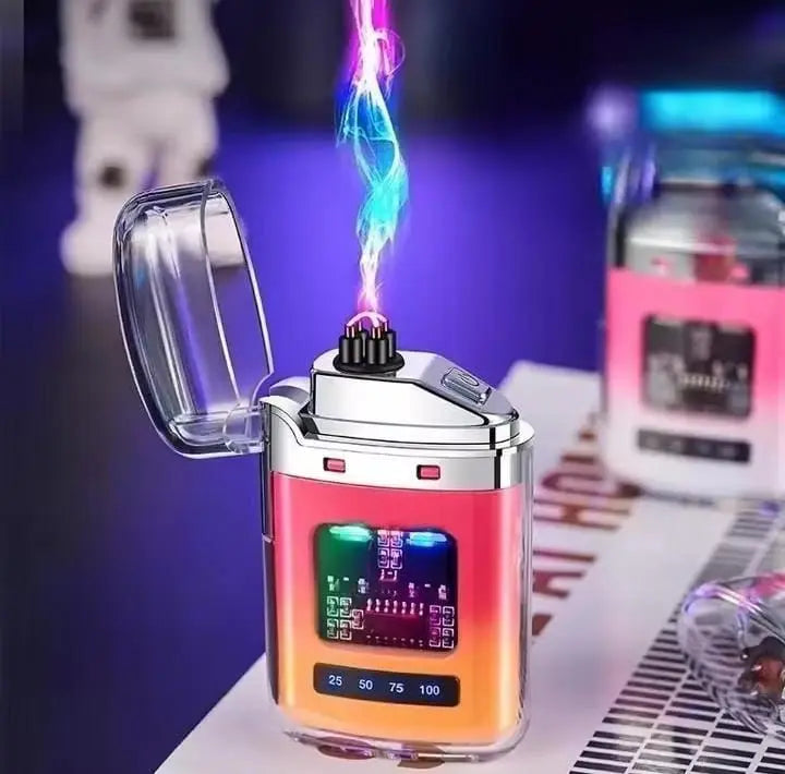Electric Lighter - USB Rechargeable Lighter, Windproof Arc Lighter for Kitchen, Home, Camping (Random Color) - Gift Idea Gadget Xpres