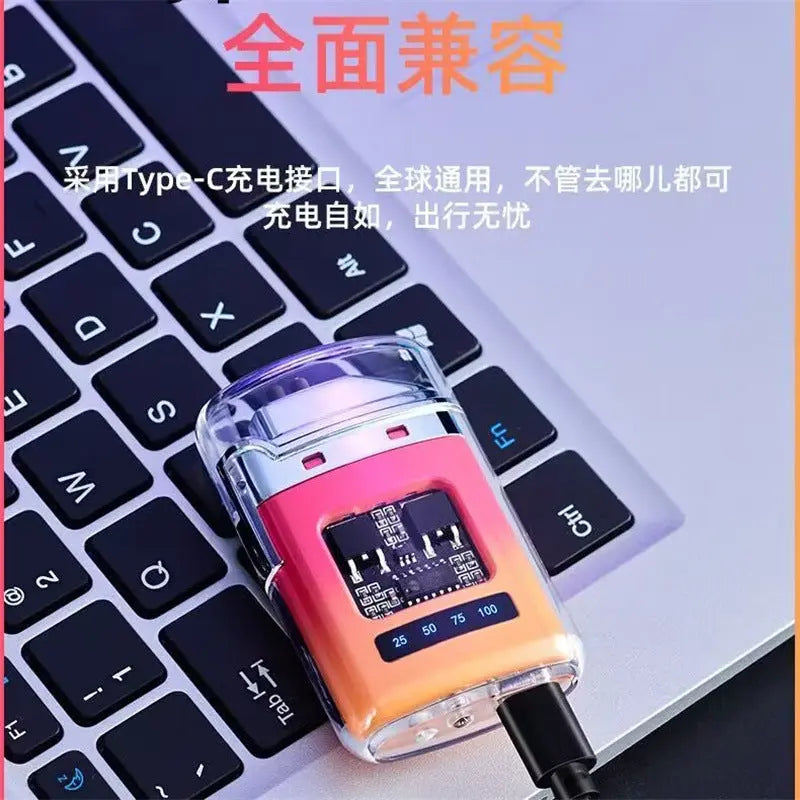 Electric Lighter - USB Rechargeable Lighter, Windproof Arc Lighter for Kitchen, Home, Camping (Random Color) - Gift Idea Gadget Xpres