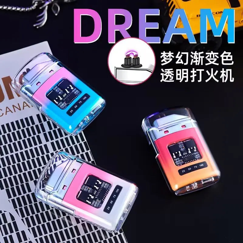 Electric Lighter - USB Rechargeable Lighter, Windproof Arc Lighter for Kitchen, Home, Camping (Random Color) - Gift Idea Gadget Xpres