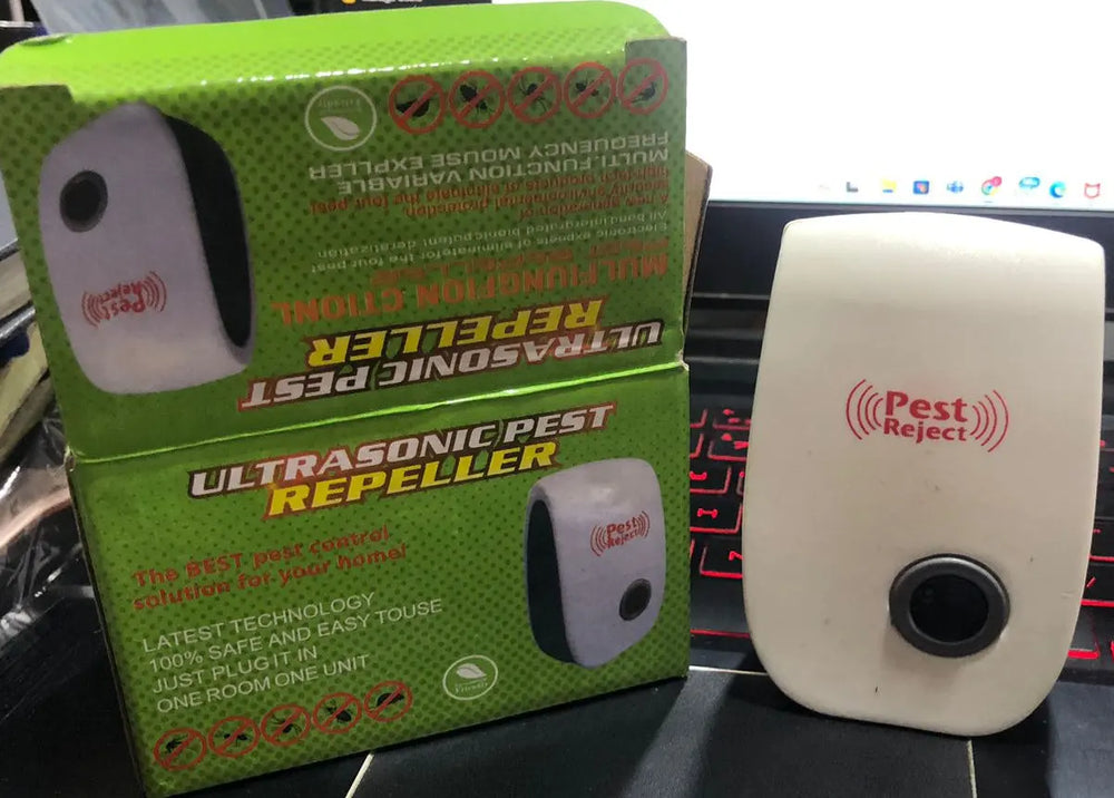 Electronic Ultrasonic Pest Repeller – Anti Mosquito, Insect, Mice – Safe & Effective (Random Color) Gadget Xpres