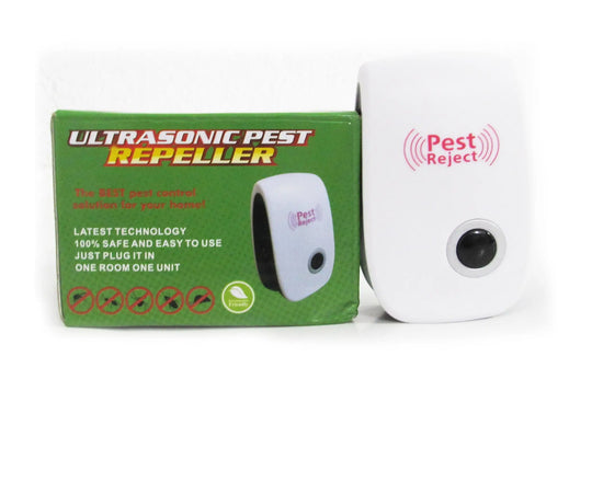 Electronic Ultrasonic Pest Repeller – Anti Mosquito, Insect, Mice – Safe & Effective (Random Color) Gadget Xpres
