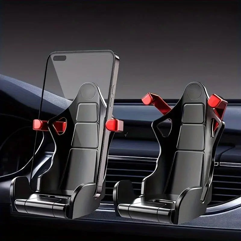Fast & Furious Car Phone Holder – 360° Rotatable AC Vent Grip, Universal Mobile Stand for Cars (Random Colors) – Gadget Xpres Gadget Xpres