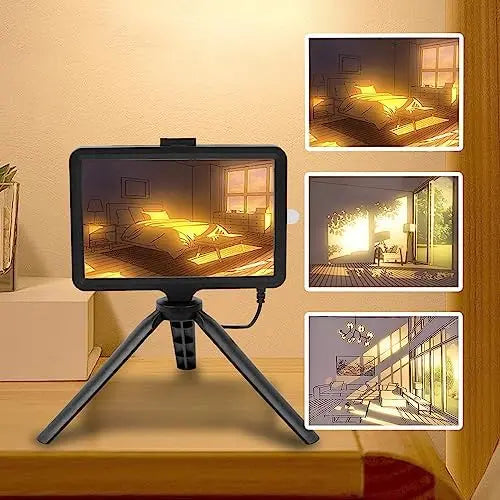 Glowing Art Photo Frame Light – Decorative Night Lamp for Bedroom, Desktop Painting Light, Unique Gift Idea for Home & Office – Energy-Efficient LED Gadget Xpres