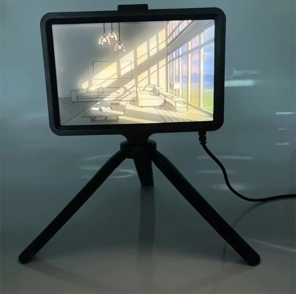 Glowing Art Photo Frame Light – Decorative Night Lamp for Bedroom, Desktop Painting Light, Unique Gift Idea for Home & Office – Energy-Efficient LED Gadget Xpres