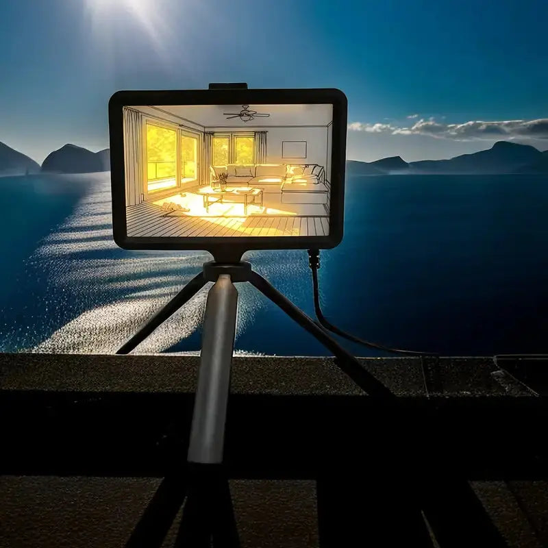 Glowing Art Photo Frame Light – Decorative Night Lamp for Bedroom, Desktop Painting Light, Unique Gift Idea for Home & Office – Energy-Efficient LED Gadget Xpres