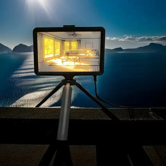 Glowing Art Photo Frame Light – Decorative Night Lamp for Bedroom, Desktop Painting Light, Unique Gift Idea for Home & Office – Energy-Efficient LED Gadget Xpres