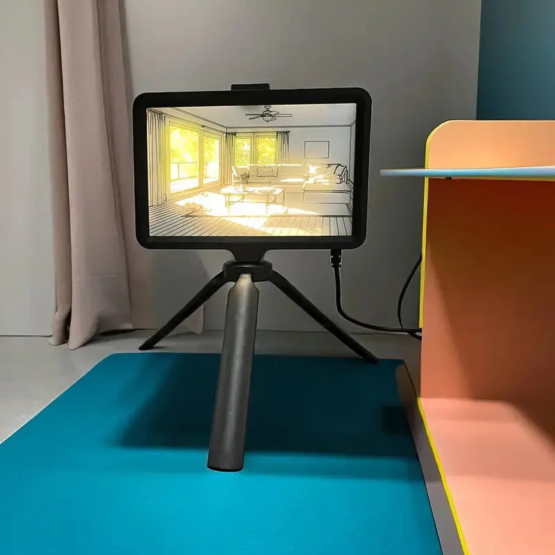 Glowing Art Photo Frame Light – Decorative Night Lamp for Bedroom, Desktop Painting Light, Unique Gift Idea for Home & Office – Energy-Efficient LED Gadget Xpres