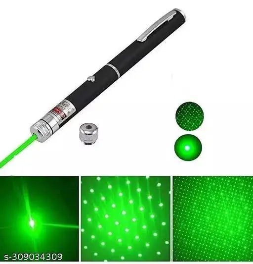 Green Laser Pointer Pen 10mW - High Power Beam Light for Presentations, Teaching, Kids & Astronomy - Durable & Affordable Gift (650nm, 10mW) Gadget Xpres
