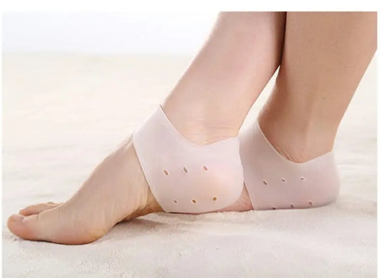 Half Heel Pain Relief Silicone Socks – Anti-Crack Foot Care for Men & Women – Soft, Durable, Imported (With Box) Gadget Xpres