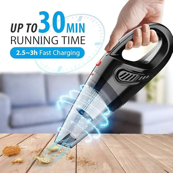 "Handheld Vacuum Cleaner Cordless – High Power Rechargeable Mini Vacuum for Home & Car Cleaning – Portable & Lightweight | Gadget Xpres" Gadget Xpres