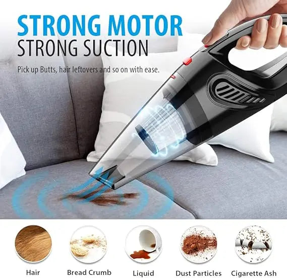 "Handheld Vacuum Cleaner Cordless – High Power Rechargeable Mini Vacuum for Home & Car Cleaning – Portable & Lightweight | Gadget Xpres" Gadget Xpres