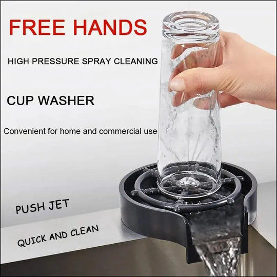 High Pressure Faucet Glass Rinser – Automatic Cup Washer for Sink | Bar, Kitchen, Milk Tea, KTV, Beer Glass Cleaner | Pakistan Kitchen Sink Gadget Gadget Xpres