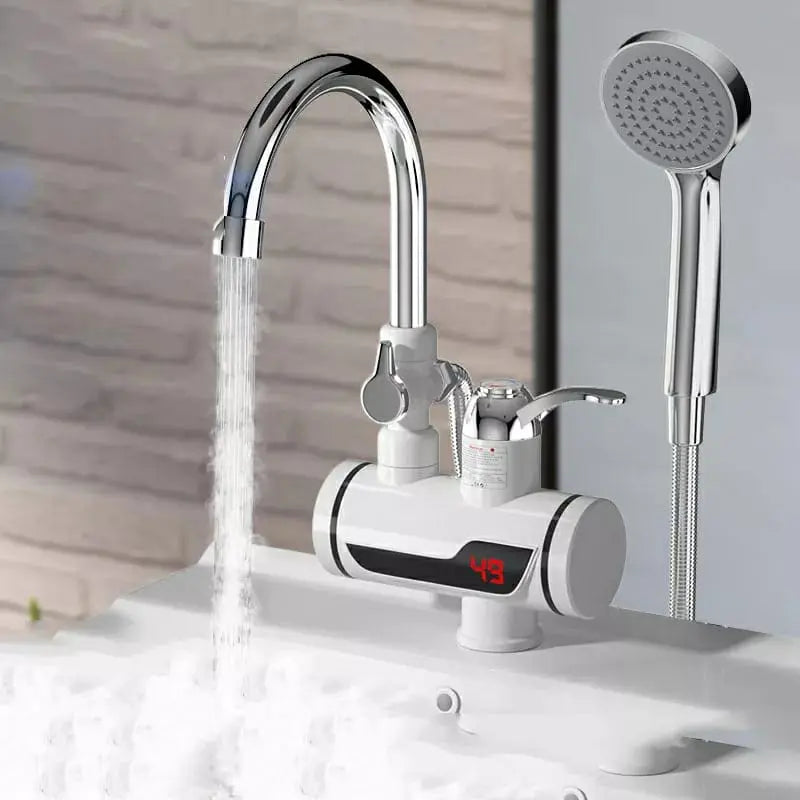 (Instant Hot Water Heater Tap – Electric Shower & Kitchen Faucet – Fast Heating, Energy Saving – Best for Home Use in Pakistan Gadget Xpres