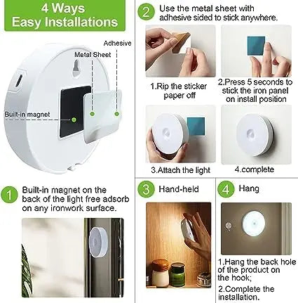 "Intelligent Motion Sensor LED Light – Auto On/Off, Energy-Saving, Waterproof – Best for Home, Stairs, Garage – Affordable & Durable (Pakistani Market)" Gadget Xpres